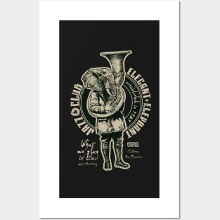 Elephant T-Shirt Design Posters and Art